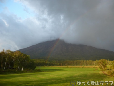 羊蹄山を喜茂別コースから登った写真