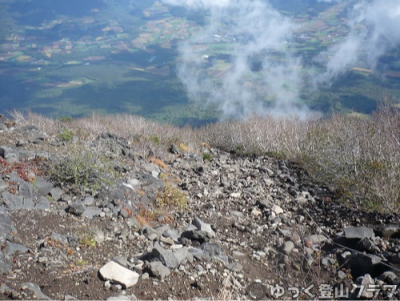 羊蹄山を喜茂別コースから登った写真