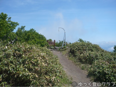 室蘭岳で登山トレーニング