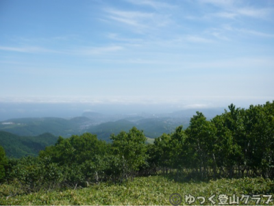 室蘭岳で登山トレーニング