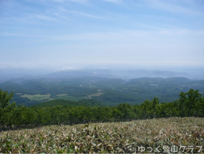 室蘭岳で登山トレーニング