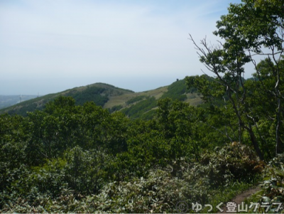 室蘭岳で登山トレーニング