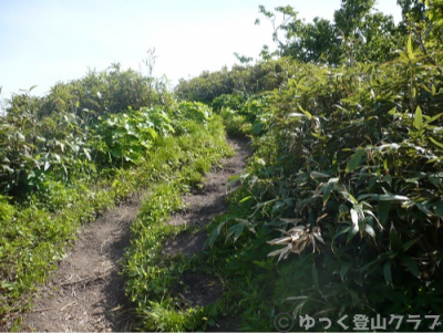 室蘭岳で登山トレーニング